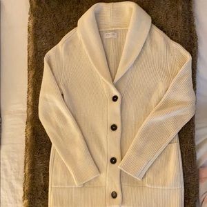 Everlane shawl collar cardigan